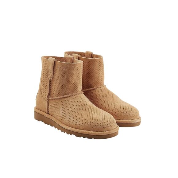 Ugg Classic Tawny Unlined Mini Perforated Boots Size 8 - Picture 9 of 12
